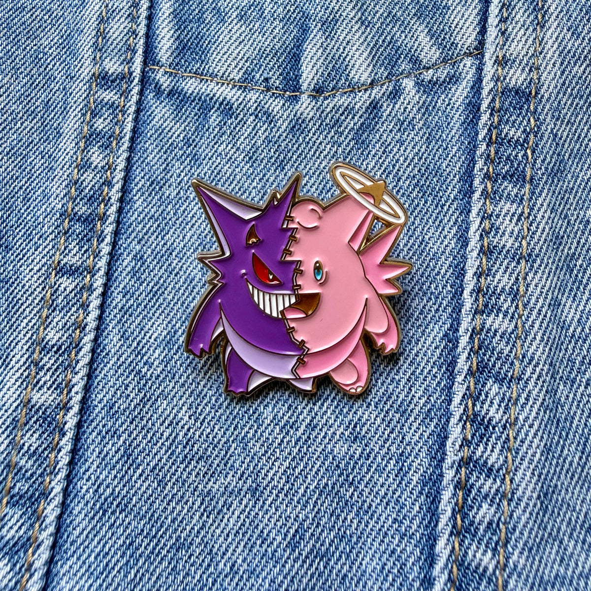 PIN GENGAR X JIGGLYPUFF