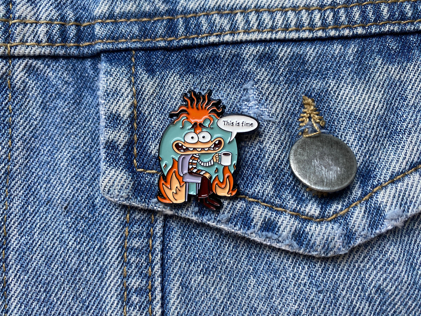 PIN THIS IS FINE ANSIEDAD