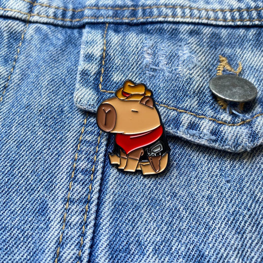 PIN CAPIBARA VAQUERO