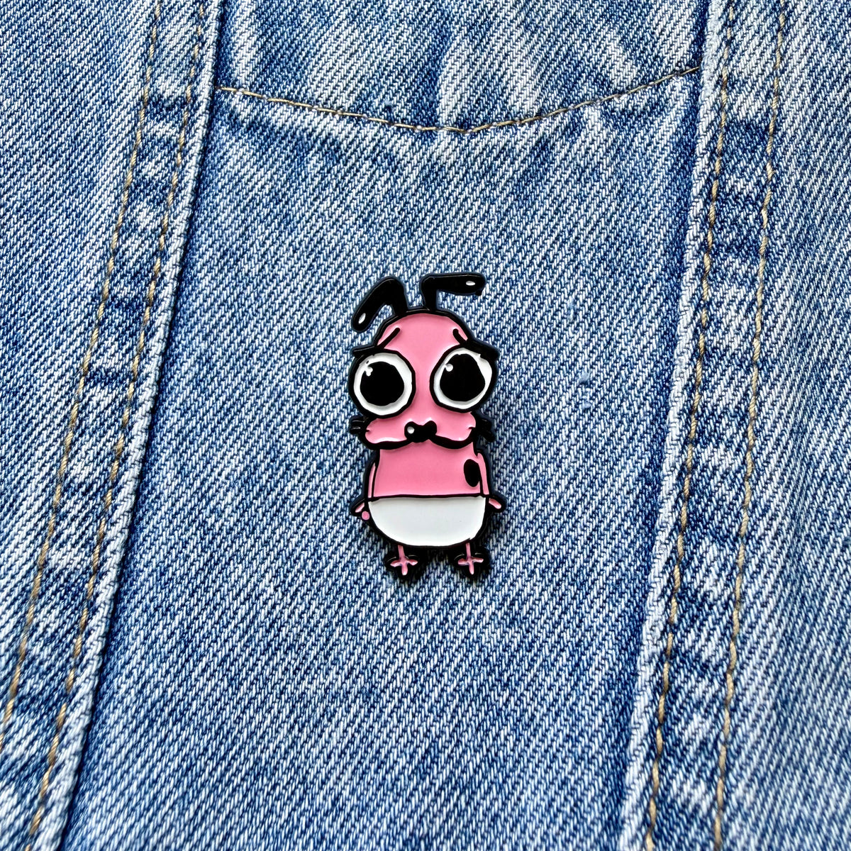 PIN PERRO COBARDE CHIQUITO