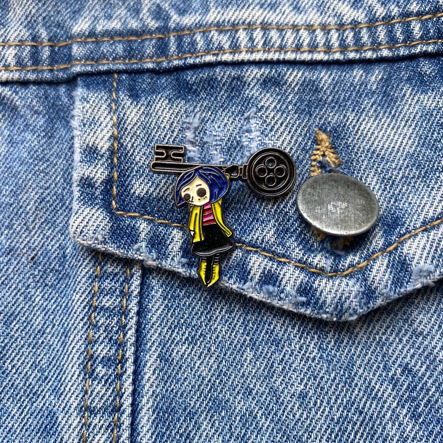 PIN CORALINE LLAVE