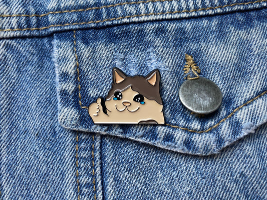 PIN GATO TRISTE