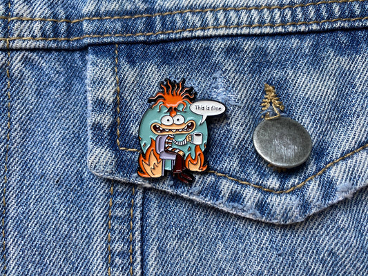 PIN THIS IS FINE ANSIEDAD