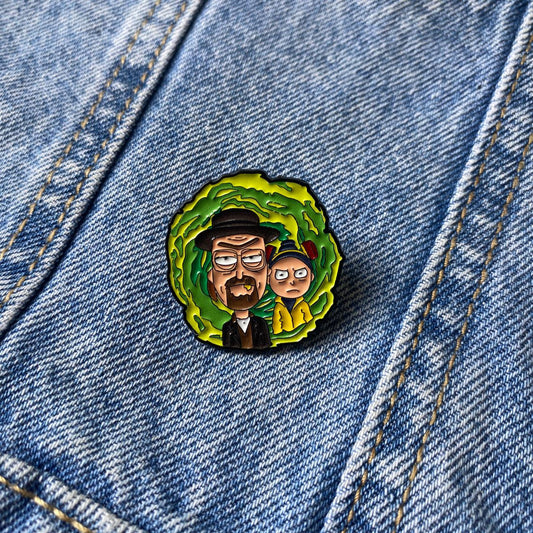PIN RICK Y MORTY X BREAKING BAD