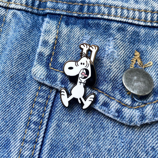 PIN SNOOPY ASUSTADO